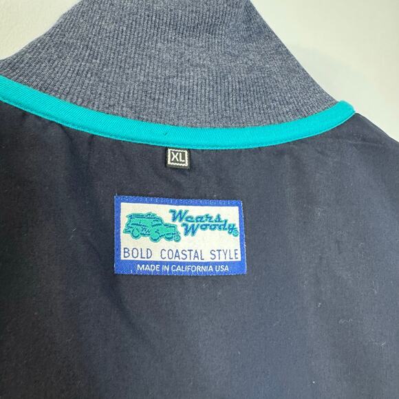 Wears Woody Men's Full Zip Vest Pockets Preppy Performance Coastal Size XL - Picture 11 of 13